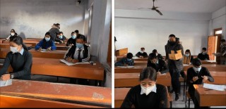 कलेज बाहिर राजनीतिक सभा, भित्र परिक्षा,  सात सय विद्यार्थीले परीक्षा अवधिभर भाषण सुने, उत्तरपुस्तिका भरे !