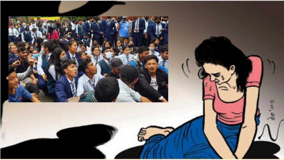 नाबालिका छात्रालाई यौन दुर्ब्यवाहारको आरोपमा दुई शिक्षक पक्राउ: चावेल स्थित सेन्ट लोरेरेन्स कलेजमा विद्यार्थी आन्दोलित।