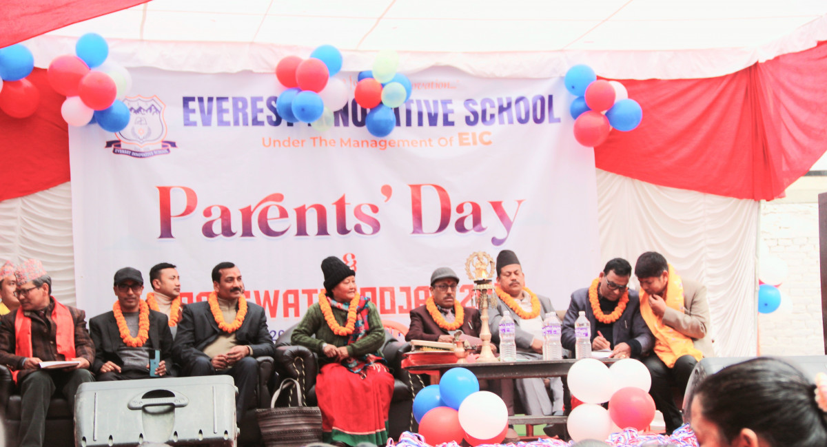 कालीमाटी स्थित एभरेस्ट इनोभेटिभ स्कुलको अभिभावक दिवस सम्पन्न।