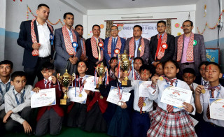 बाल दिवसको अवसरमा सानद्वारा हिज्जे प्रतियोगिता आयोजना