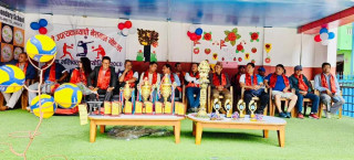 उपत्यकाव्यापी नेशनल मोडेल शिक्षक भलिबल प्रतियोगिता शुरु