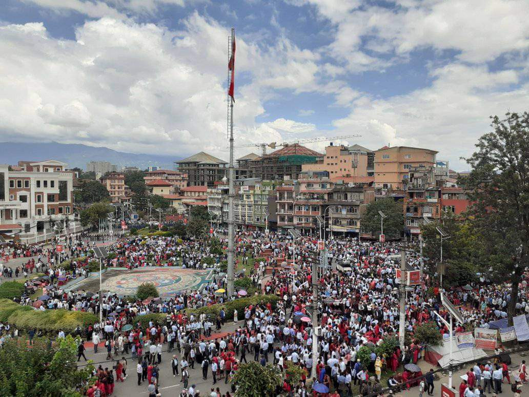 आन्दोलनको तेस्रो दिन: झनझन उत्साह झनझन उपस्थिति
