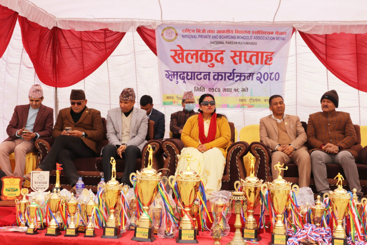 नेसनल प्याब्सन काठमाडौको खेलकुद सप्ताह  शुरु ।