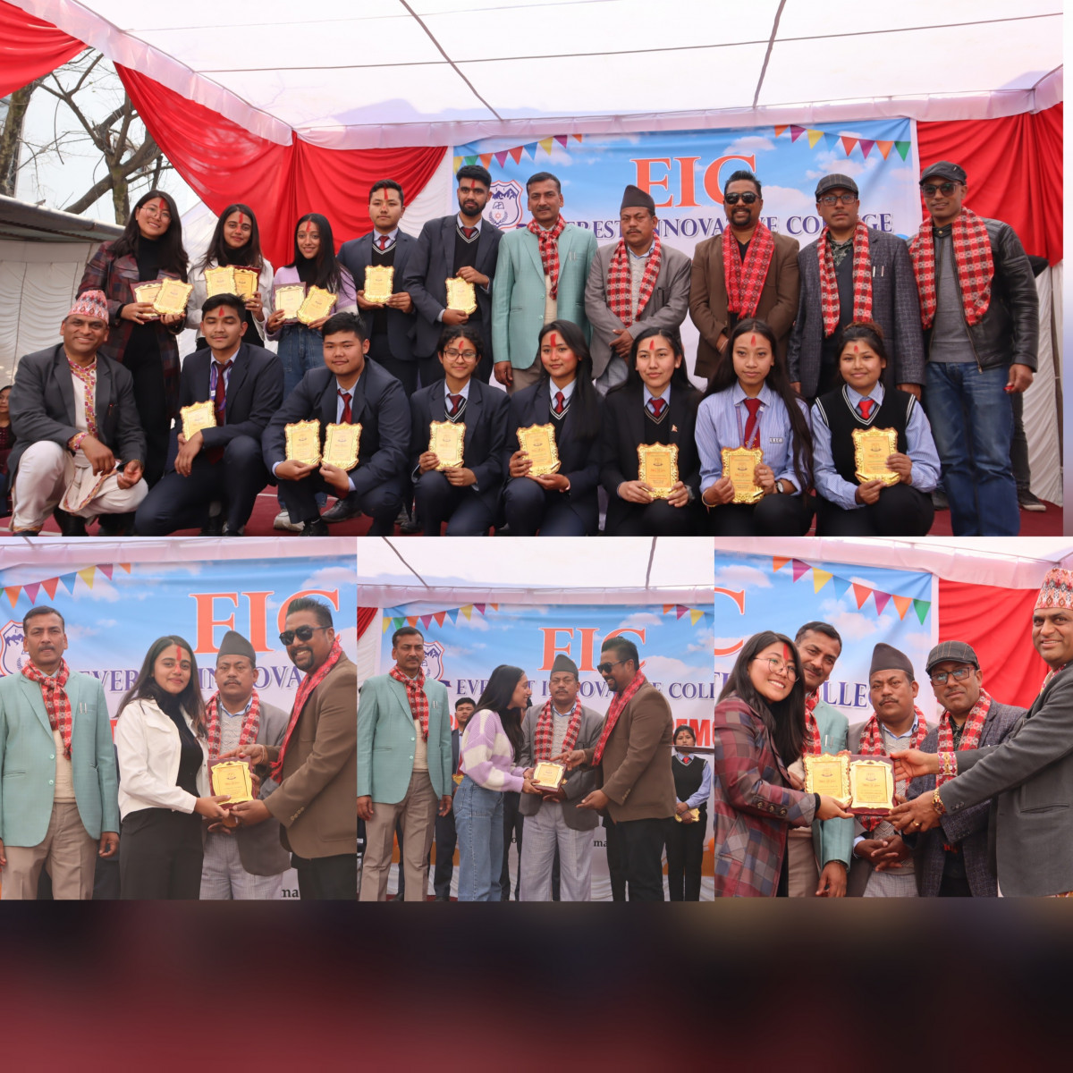एभरेस्ट इनोभेटिभ कलेजका टियु टप विद्यार्थी सम्मानित