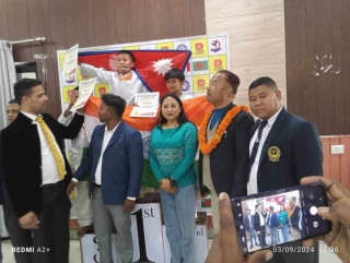 दोस्रो गौतमबुद्ध अन्तर्राष्ट्रिय ओपन कराते च्याम्पियनसिपको उपाधि द सनसाईनलाई।