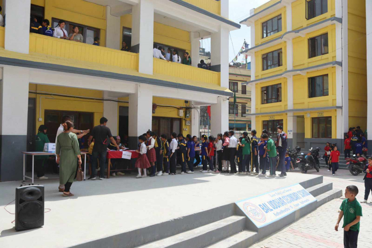 बाल उद्धार माविमा निर्वाचन मार्फत बिद्यालय क्याप्टेन चयन ।