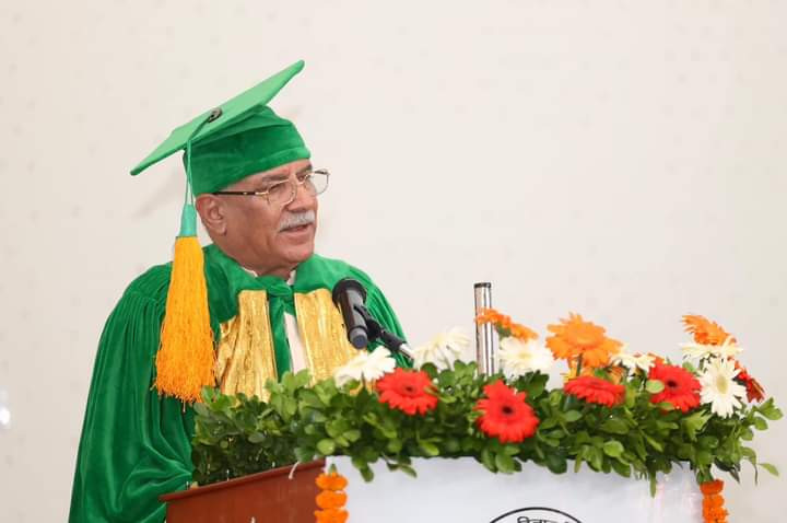 कृषि विश्वविद्यालयको दिक्षान्तमा हजार ५९ विद्यार्थी दीक्षित, स्वदेशमै अवसर सिर्जना गर्न आवश्यक : प्रधानमन्त्री
