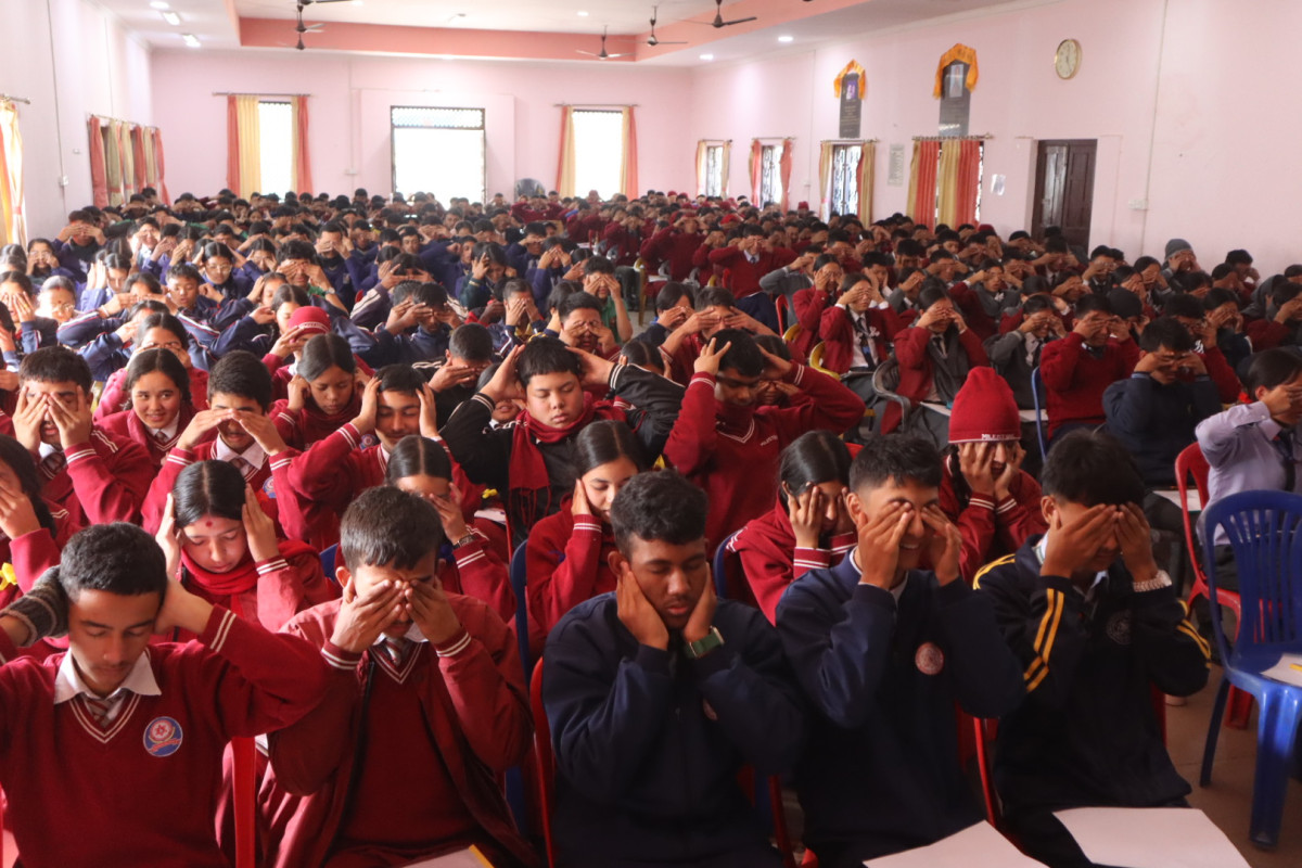नेशनल प्याब्सन नागार्जुन नगरपालिकाले गर्यो एसईई विद्यार्थी मोटिभेसन