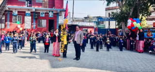 द एक्सेल पब्लिक स्कुलको जुनियर खेलकुद मेला उद्घाटन ।