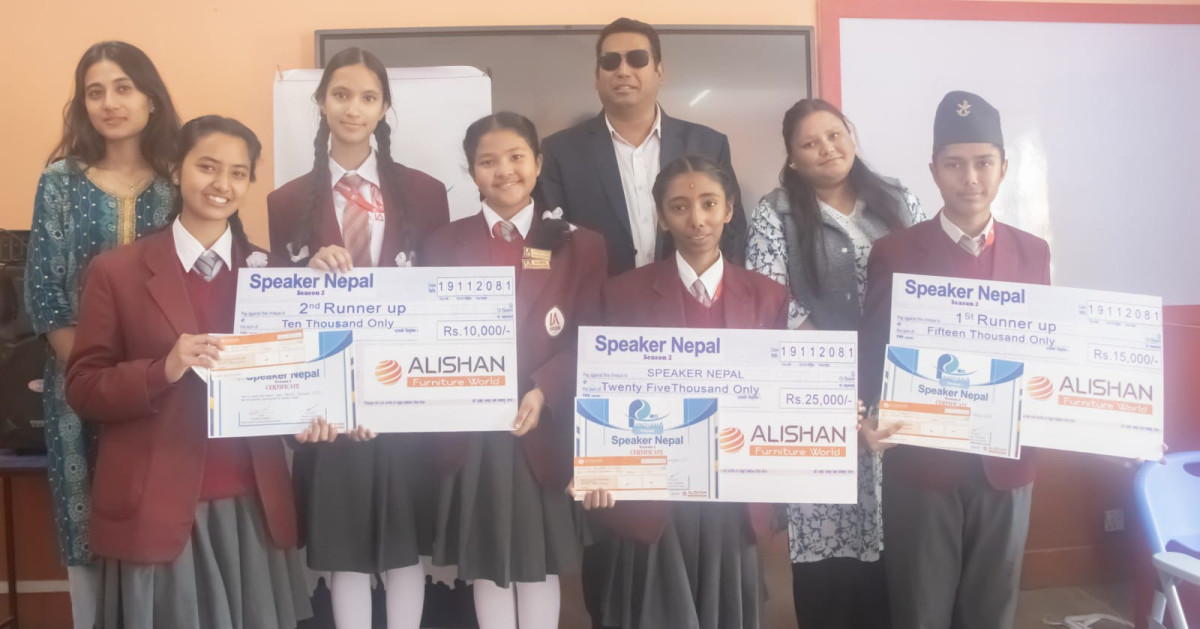 स्पीकर नेपालको दोस्रो सिजनको उपाधी आश्री रौनियारलाई
