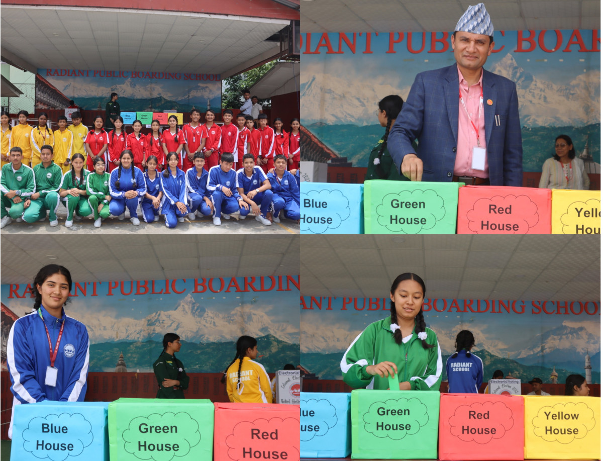 रेडियण्ट पब्लिक स्कुलको विद्यार्थी परिषद्को निर्वाचन सम्पन्न