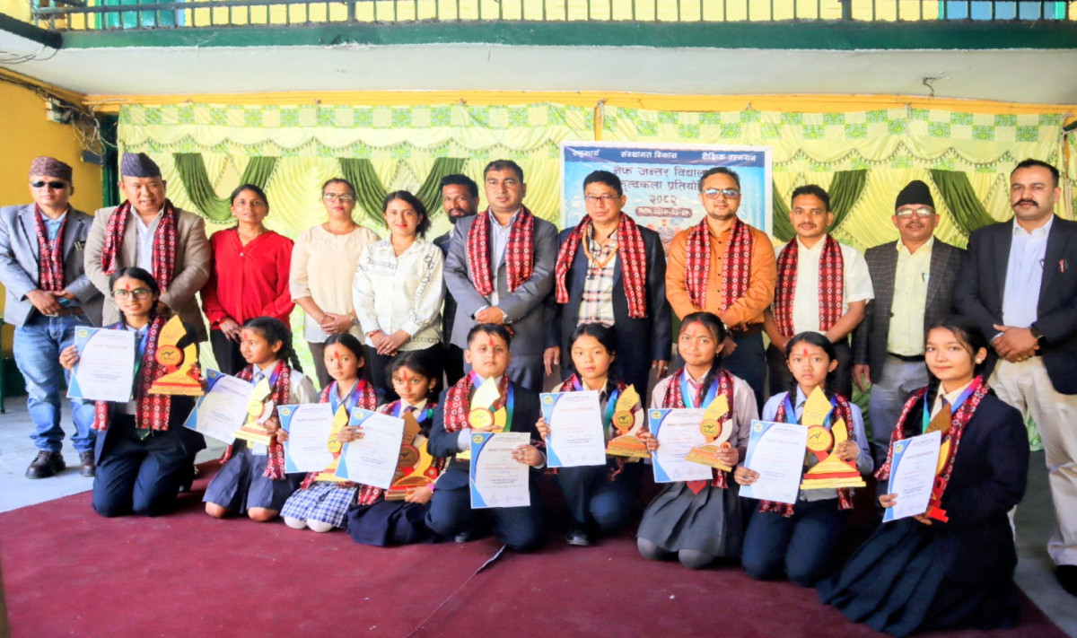 नेफद्वारा आयोजित अन्तर- विद्यालय वक्तृत्वकला प्रतियोगिता सम्पन्न