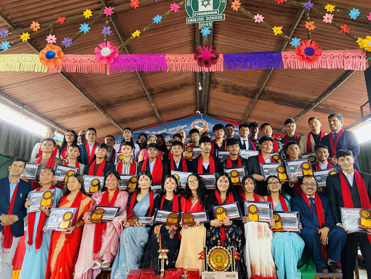 ज्ञानमन्दिरद्वारा एसईई उत्तीर्ण विद्यार्थी बधाई तथा अभिनन्दन