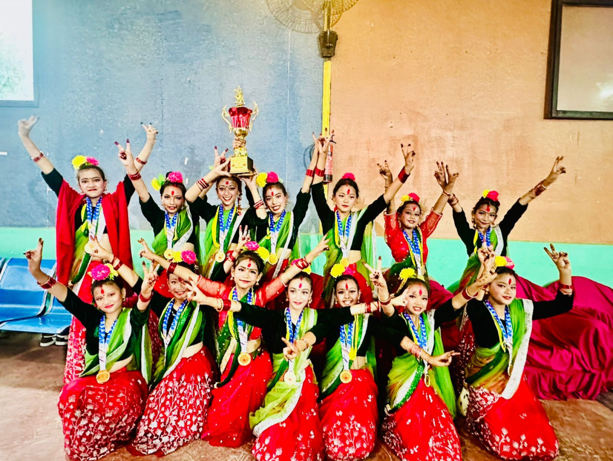 नेसनल प्याब्सन नागार्जुनद्वारा आयोजित नगरस्तरीय तीज नृत्य प्रतियोगितामा माइलस्टोन प्रथम