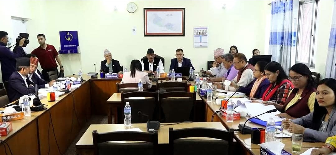 शिक्षा, स्वास्थ्य तथा सूचना प्रविधि समितिको बैठक बस्दै -