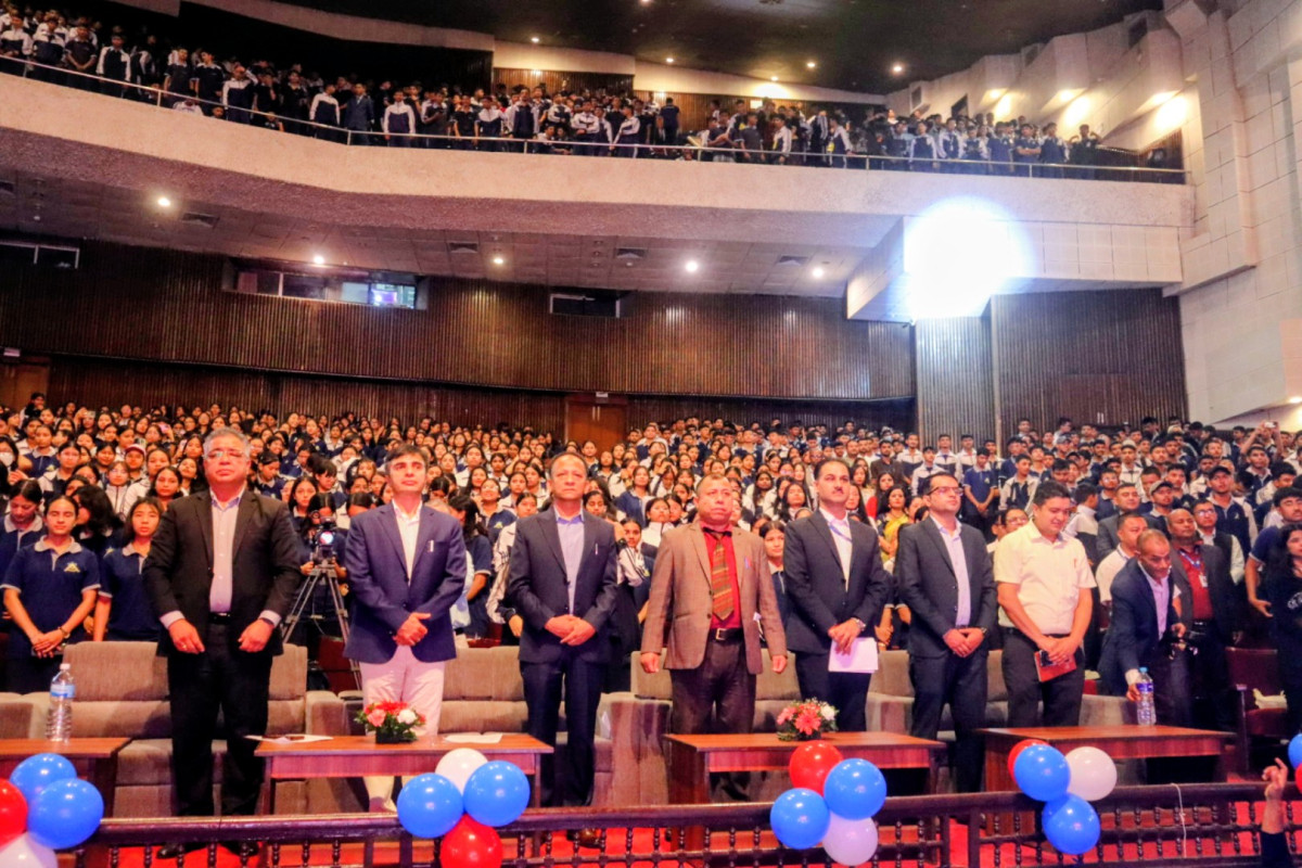 काठमाडौ बर्नहार्ट स्कुल/ कलेजले गर्यो नयाँ विद्यार्थीहरुको भब्य स्वागत कार्यक्रम