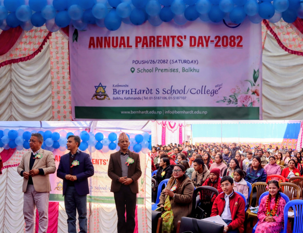 काठमाडौ बर्नहार्ट माद्यामिक विद्यालयको अभिभावक दिवस सम्पन्न