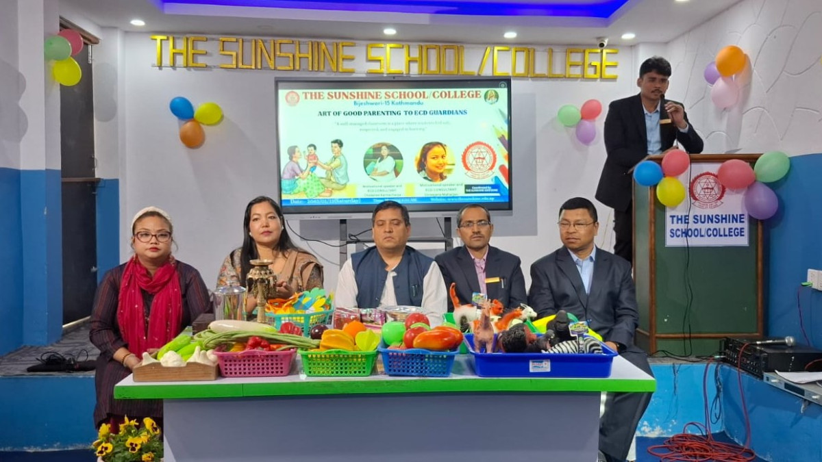 बालविकासमा परिवारको भूमिका विषयमा द सनसाइन स्कुलले गर्यो अभिभावक अभिमुखीकरण