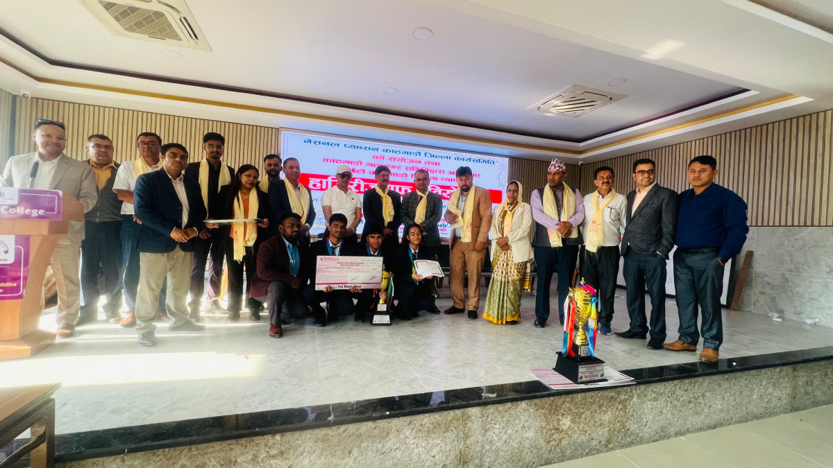 नेसनल प्याब्सनको छैटौं अन्तरविद्यालय हाजिरीजवाफ प्रतियोगिता सम्पन्न, कामना स्कुल प्रथम
