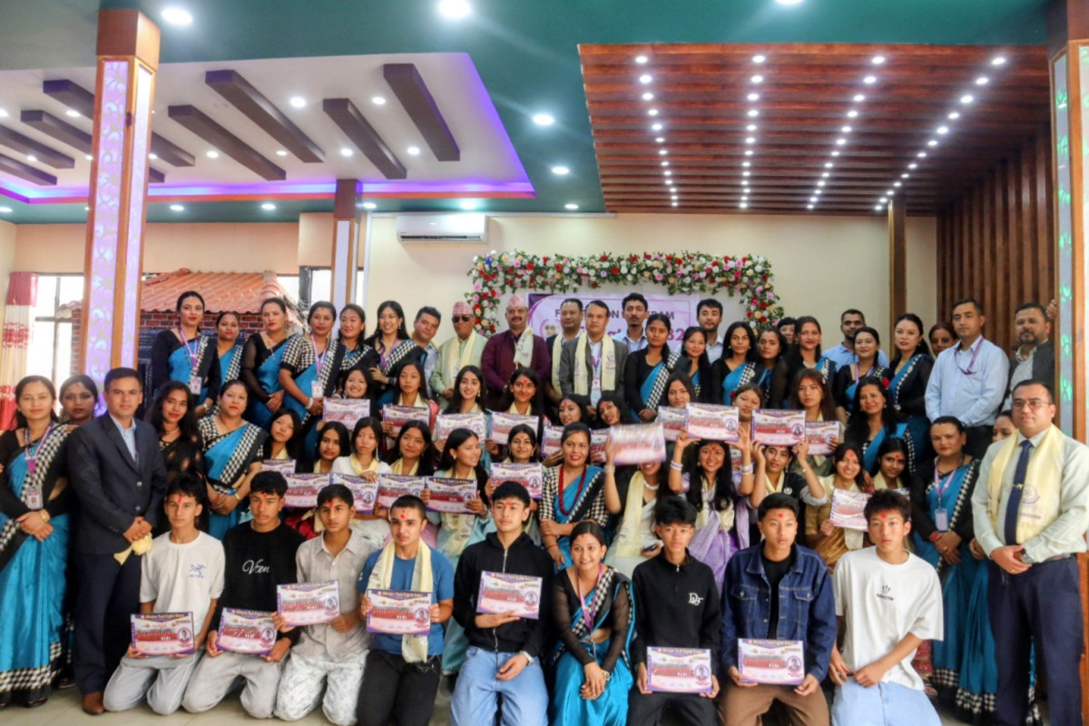 माइलस्टोनद्वारा एसईई २०८२ मा उत्तीर्ण विद्यार्थीलाई सम्मानसहित बिदाइ