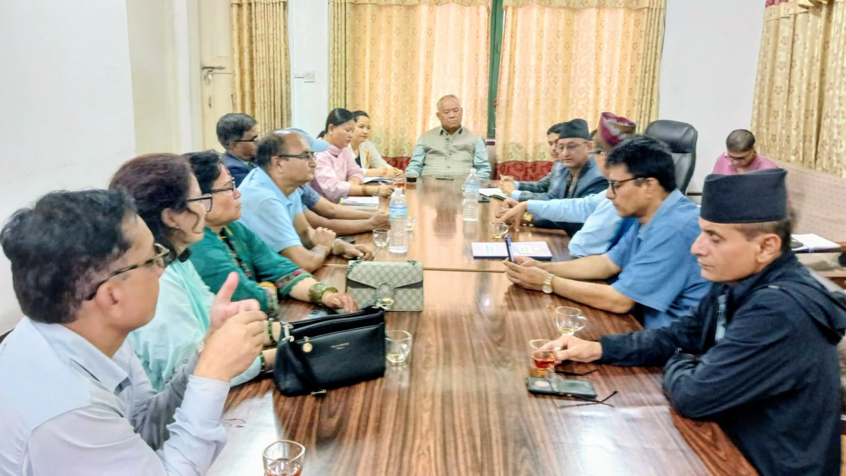 शिक्षा क्षेत्रका समसामयिक विषयमा नेपाली कांग्रेस संसदीय दलसँग शिक्षक महासङ्घको छलफल