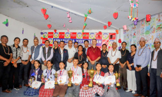 सान अन्तरविद्यालय नेपाली समाचार वाचन प्रतियोगिता सम्पन्न