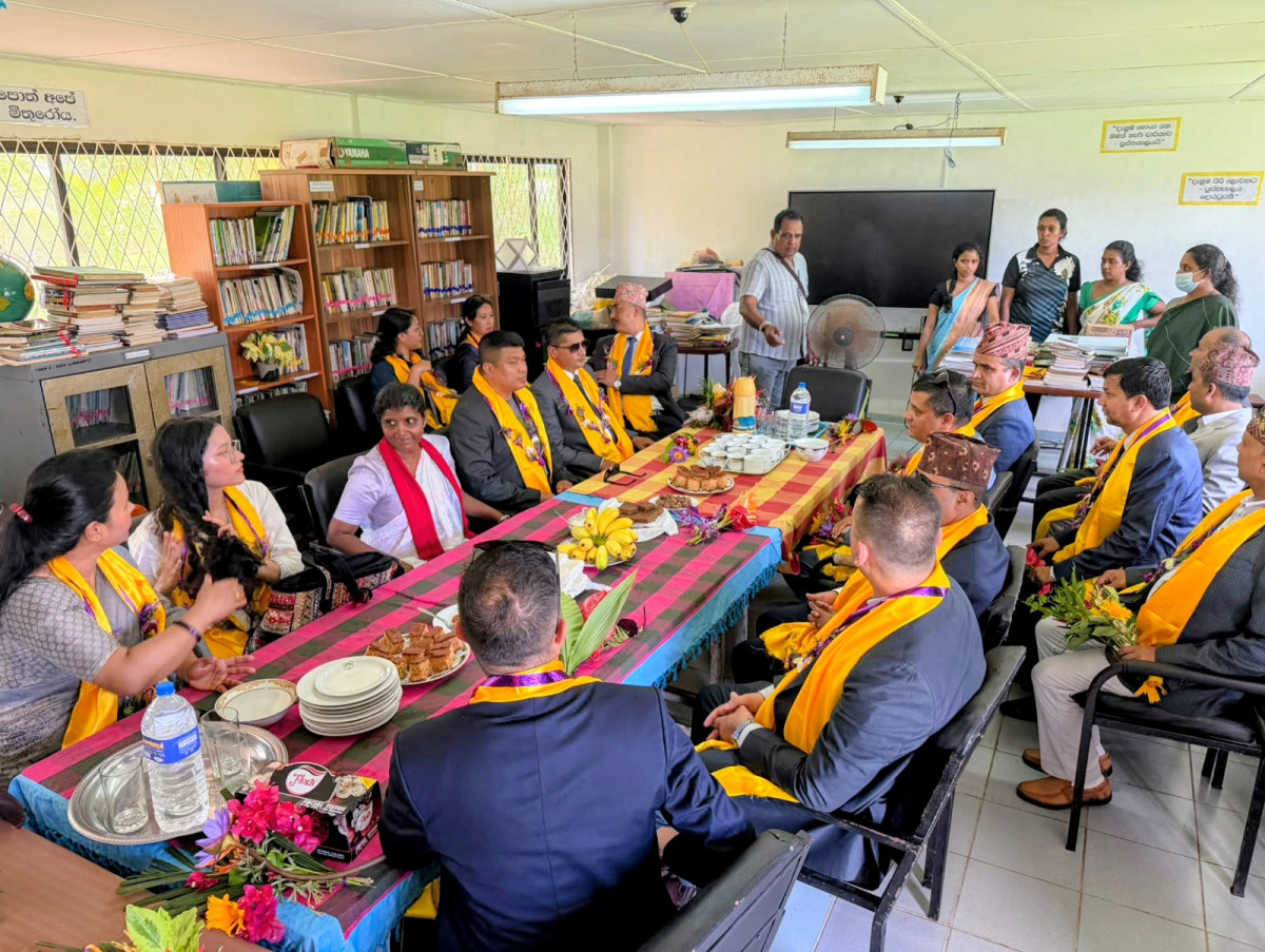 सान र श्रीलङ्काको धर्मपाला विद्यालयबीच शैक्षिक सहकार्यको सम्झौता